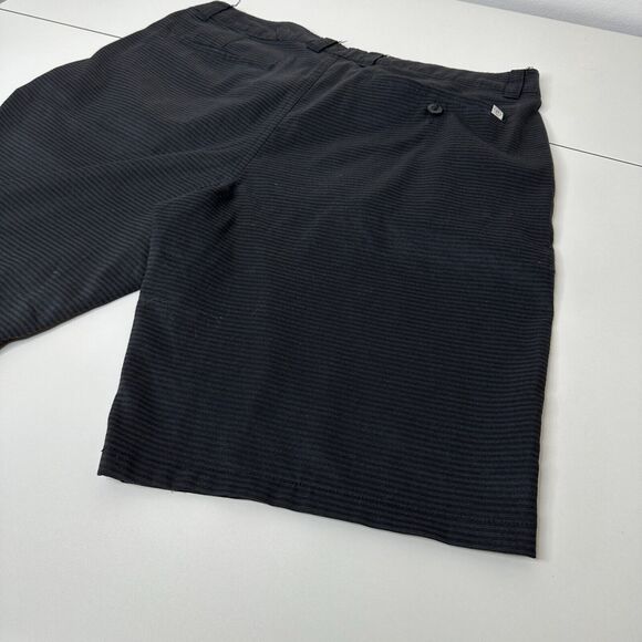 Hang 10 Black-Gray Daybreak Hybrid 21" Everyday Short Back Pocket Stretch 34 - Picture 8 of 14